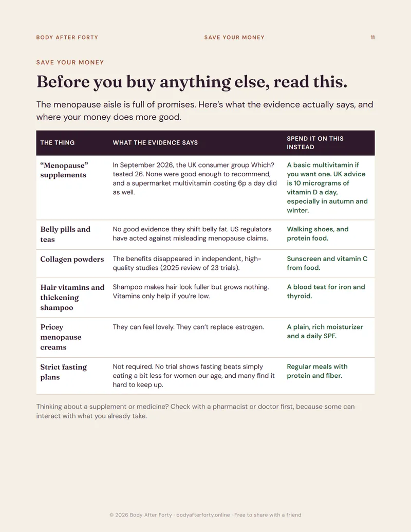 Guide page: save your money